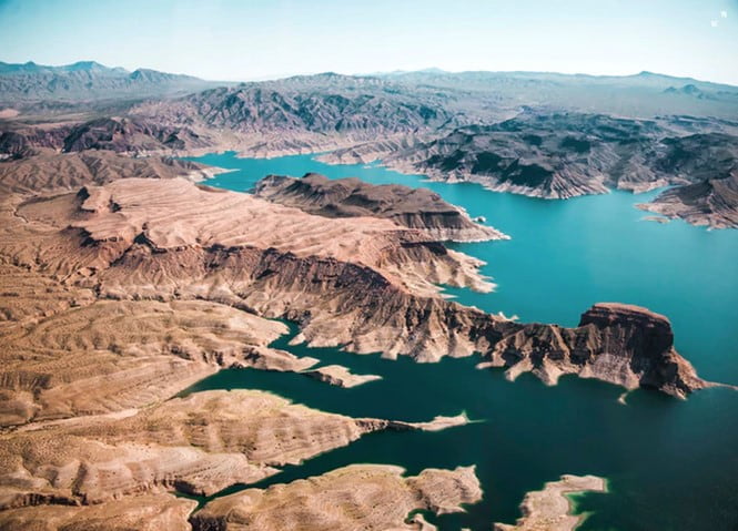 National park from the sky