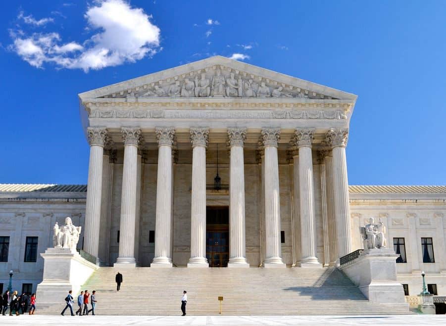 Entrance of the U.S Supreme Court