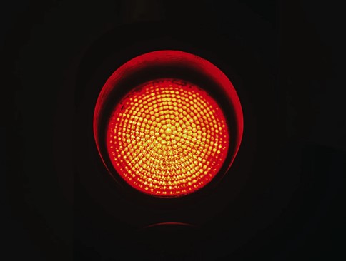 Red signal in the dark